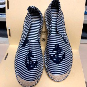 Crown and Ivy blue espadrilles 7 1/2